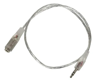 Кабель-удлинитель аудио Buro CAB025-0.5M, Jack 3.5 (m)-Jack 3.5 (f), 0.5м