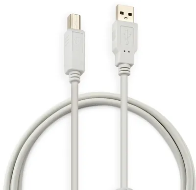Buro Кабель USB2.0  USB2.0-AM/BM-1.8M-MG A(m)/B(m) (1.8м) феррит.кольца(USB2.0-AM/BM-1.8M-MG) [817259]