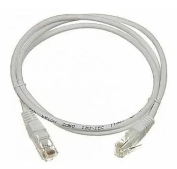Патч-корд Lanmaster TWT-45-45-2.0/6-GY, UTP, кат.6, 2 м, серый