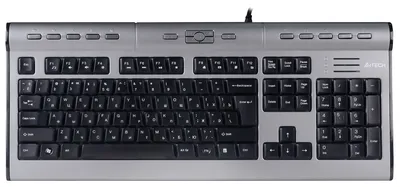 Клавиатура A4-Tech KLS-7MUU X-Slim + USB порт USB