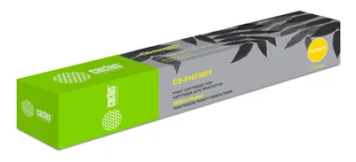 Картридж Cactus CS-PH7500Y, желтый, лазерный, для Xerox Phaser 7500, 17800 стр.