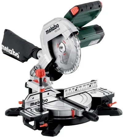 Торцовочная пила Metabo 610216900, 1100Вт, 5000об/мин, диск 216мм