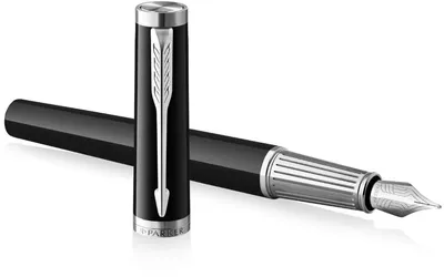 Ручка перьевая Parker 2181994, Ingenuity Core F570, F, сталь, черный