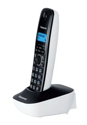 KX-TG1611RUW - Радиотелефон PANASONIC KX-TG1611 (RUW), АОН, Caller ID (журнал на 50 вызовов), Русскоязычное меню, 12 мелодий звонка, Белый
