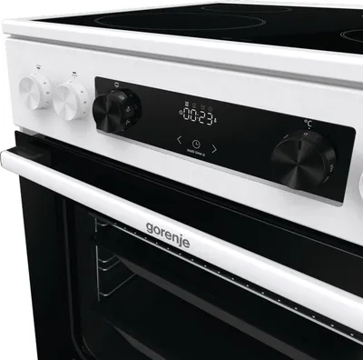 Плита электрическая Gorenje GEC6C40WD, 4 конфорки, духовка 71 л