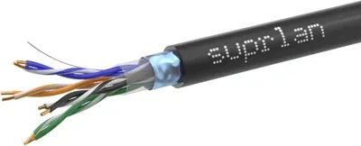 Кабель SUPRLAN 01-1010-4, FTP, Cat.5E, 305м, серый