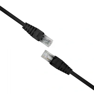 Патч-корд NTSS NTSS-PC-UTP-RJ45-5e-5.0-LSZH-BL NTSS-PC-UTP-RJ45-5E-5.0-LSZH UTP RJ-45 вил.-вилка RJ-45 кат.5E 5м черный LSZH (уп.:1шт) 26AWG