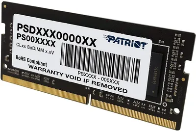 Оперативная память Patriot PSD48G320081S, DDR4, 8ГБ, 3200МГц, SO-DIMM