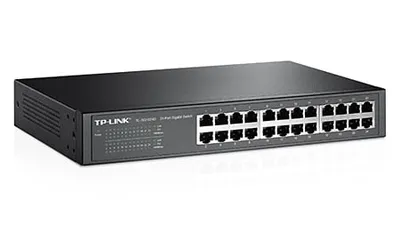 Коммутатор TP-Link TL-SG1024D, 24×1GbE, неуправляемый, 1U