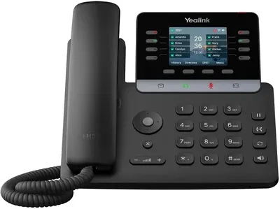 Телефон YEALINK SIP-T73W, 12 аккаунтов, Wi-Fi, 2,8" цветной экран, порт USB, BLF, PoE, GigE, без БП, шт (repl. SIP-T44W, SIP-T53)