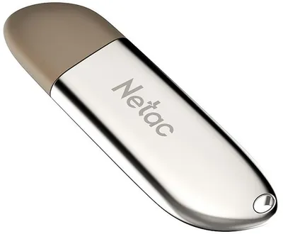 Флеш-диск  USB2.0 128GB Netac U352 NT03U352N-128G-20PN, USB2.0, с колпачком, металлическая