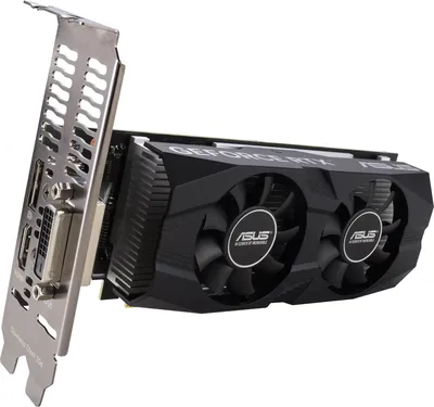 Видеокарта Asus NVIDIA - GeForce RTX 3050, PCI-E 4.0, GDDR6 6GB 96bit, 1x HDMI, 1x DP, max 7680 x 4320 (8K), 115Вт, 182мм, RTX3050-O6G-LP-BRK