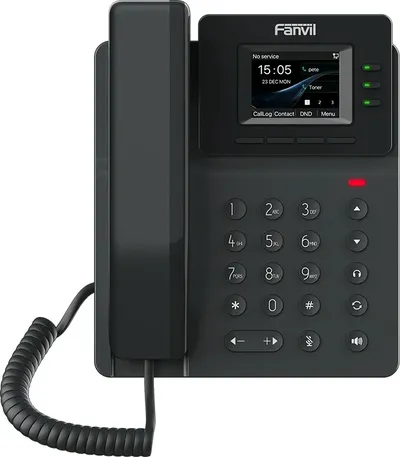 SIP-Телефон Fanvil V60W (Замена X301W), 4 SIP-акк., 2,4", 320x240 Цвет. Экран, POE, БП в комп., 2x100 Mbps, Wi-Fi 6, BT 5.4