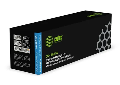 Картридж Cactus CS-CB541A, голубой, 1400 стр.