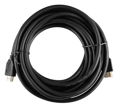 Видео кабель BURO - BHP-HDMI-2.1, HDMI (M) -> HDMI (M), HDMI 2.1, 5 м, цвет чёрный, BHP-HDMI-2.1-5