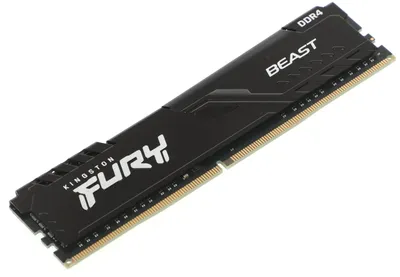 Оперативная память Kingston KF432C16BB/8, DDR4, 8ГБ, 3200МГц, CL16, Fury Beast