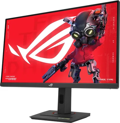 Монитор 27" ASUS XG27ACMS  Fast IPS, 2560x1440, 320Hz, 1ms, 350сd/m, 1000:1, HDR10 | HDMI(2.1), DP(1.4), Type-C(PD-15W) | HAS, Pivot, Swivel, InPSU, Vesa 100, Black