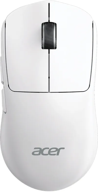 Мышь беспроводная Acer OMR401, игровая, Bluetooth/Радио, оптическая, USB, 12000dpi, белый [zl.mcecc.05d]