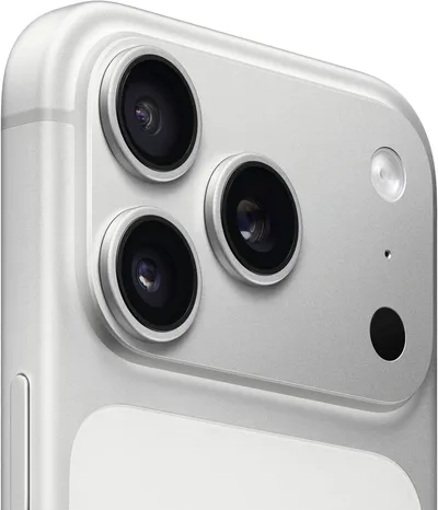Смартфон Apple A3523 iPhone 17 Pro 512Gb 12Gb серебристый моноблок 3G 4G 1Sim 6.3" 1206x2622 iOS 26 48Mpix 802.11 a/b/g/n/ac/ax/be NFC GPS Protect