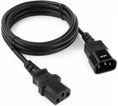 NTSS Шнур питания NTSS для БРП IEC 60320 C13 –  IEC 60320 C14, 3х0.75, 1.8 м, ГОСТ NTSS-PC13142