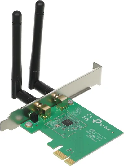Сетевая карта TP-Link TL-WN881ND, PCIe, 300Mbps, 2.4GHz, 2×антенны