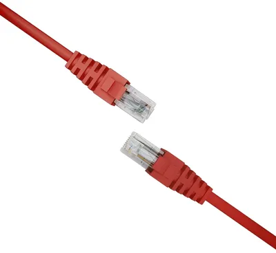 Патч-корд NTSS NTSS-PC-UTP-RJ45-5e-0.15-LSZH-RD NTSS-PC-UTP-RJ45-5E-0.15-LSZH UTP RJ-45 вил.-вилка RJ-45 кат.5E  0.15м  к