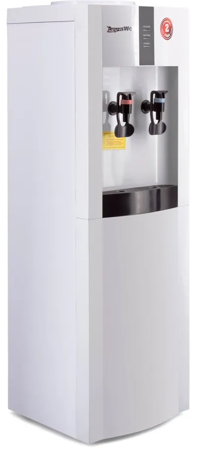 Кулер для воды Aqua Work 16LR, верхняя загрузка, нагрев 90 °С, охлаждение 7 °С, белый/черный