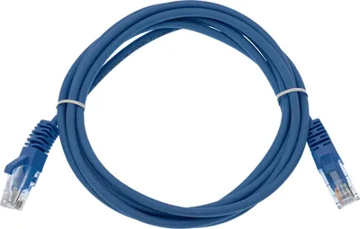 Патч-корд Suprlan 10-0149, UTP Cat.5E, 3м, синий, LSZH