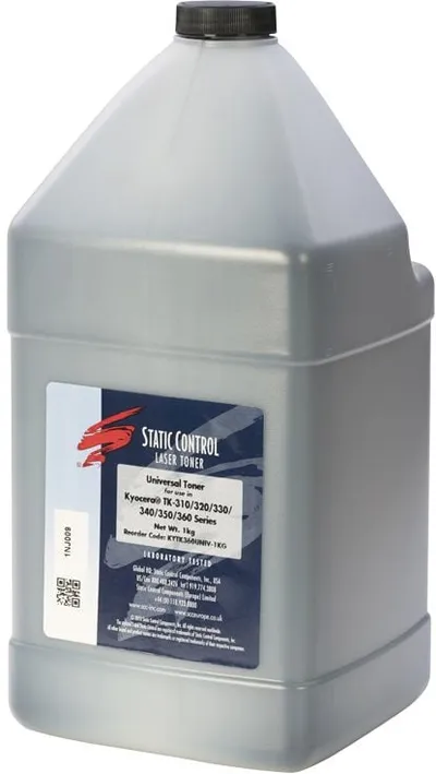 Тонер Static Control KYTKUNIV-1KG, чёрный, 1кг, для Kyocera