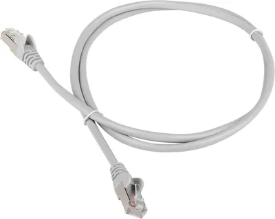 Патч-корд LANMASTER - LAN-PC45, FTP, кат. 6, 2 x RJ-45, RJ-45 - RJ-45, LSZH, серый, 0.5 м, LAN-PC45/S6-0.5-GY