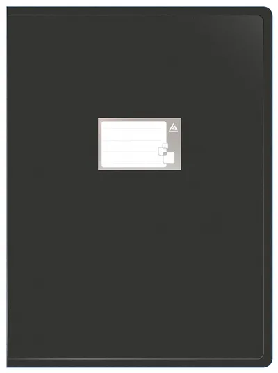 Папка Бюрократ BPV20A3BLACK, A3, 20 вкладок, пластик, черный