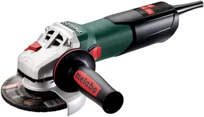 Угловая шлифовальная машина Metabo W 9-125 Quick 600374000 шлифмашина угловая900вт,2.5Нм, 10500 об/мин, вес 2.1 кг