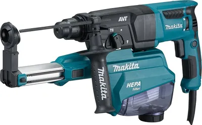 Перфоратор Makita HR2653, 800Вт, 2.4Дж, SDS-Plus, кейс