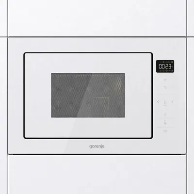 Микроволновая печь Gorenje BM251SG2WG, 25 л, 900 Вт, белая, встраиваемая