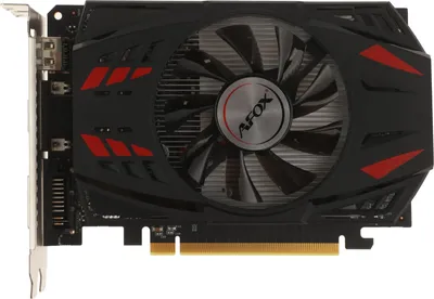 Видеокарта AFOX NVIDIA - GeForce GT 730, PCI-E 2.0, GDDR5 4GB 128bit, 1x VGA, 1x DVI-D, 1x HDMI, max 4096 x 2160 (4K), 25Вт, 145мм, AF730-4096D5H5