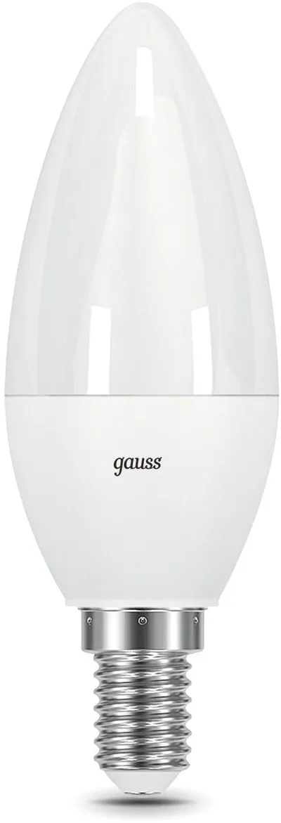 Лампа светодиодная GAUSS 103101307-D, 7Вт, E14, свеча, 6500K, диммируемая