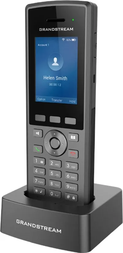 IP-телефон GRANDSTREAM - WP825, 2-line, SIP, Web-интерфейс, LCD, Bluetooth, headphone in, чёрный, WP825