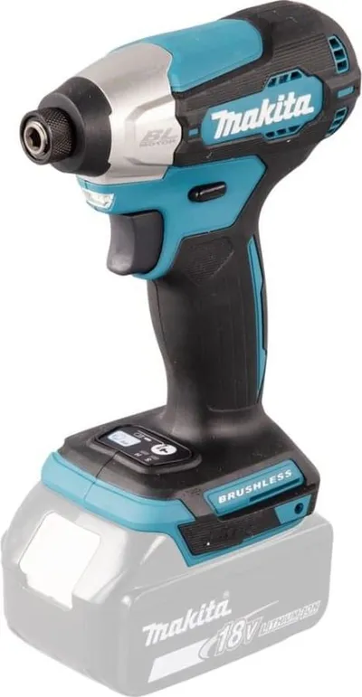Дрель-шуруповерт Makita DTD157Z, 18В, ударный, бесщеточный, 140Нм