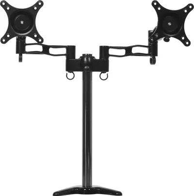 Кронштейн для мониторов Cactus CS-VM-D08-BK, настольный, 2 монитора, 13-27", VESA