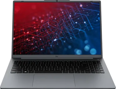 Ноутбук iRU Tactio 16ALB - 16", 1920x1080 (Full HD), Intel Core i5 1235U 16 ГБ, SSD 512 ГБ, Intel UHD Graphics, Bluetooth, Wi-Fi, 4 830mAh, серый, Windows 11 Pro 64, 2110204