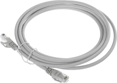 Патч-корд NTSS NTSS-PC-UTP-RJ45-6-3.0-LSZH-GY NTSS-PC-UTP-RJ45-6-3.0-LSZH UTP RJ-45 вил.-вилка RJ-45 кат.6 3м серый LSZH (уп.:1шт) 24AWG