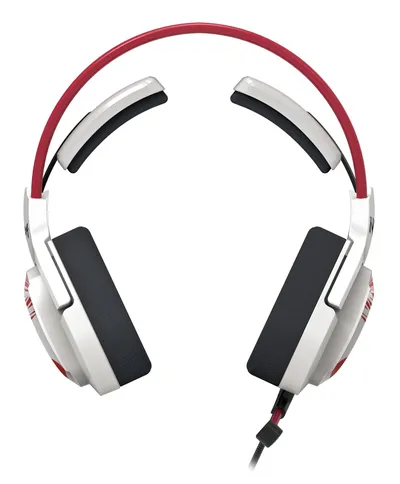 Наушники с микрофоном/ Наушники с микрофоном A4Tech Bloody G575 Naraka белый/красный 2м мониторные USB (G575 NARAKA)