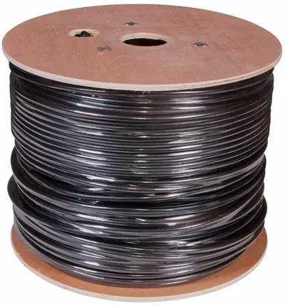 Кабель витая пара F/UTP кат.5e 4х2х24AWG solid PE OUTDOOR медь наружн. прокл. черн. (м) PROCONNECT 01-0154