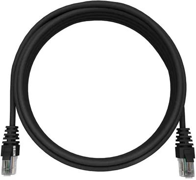 Патч-корд NTSS NTSS-PC-UTP-RJ45-5e-0.5-LSZH-BL NTSS-PC-UTP-RJ45-5E-0.5-LSZH UTP RJ-45 вил.-вилка RJ-45 кат.5E  0.5м  черн