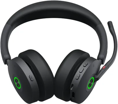 Гарнитура YEALINK BH74 with Stand UC USB-C/A, Беспроводная Bluetooth, HD звук, Шумоподавление ANC,Черная, шт