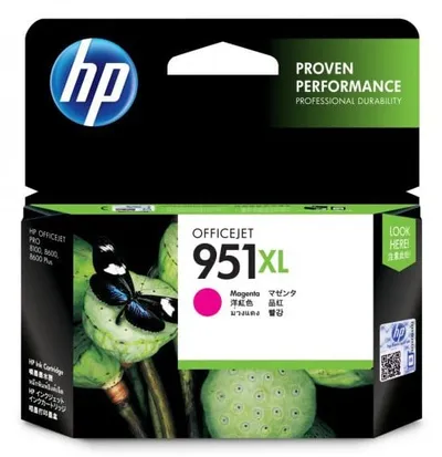 Картридж HP 951XL Magenta для Officejet Pro 251dw/276dw/8100/8600/8600 Plus/8610/8620 (1500 стр) ( CN047AE )
