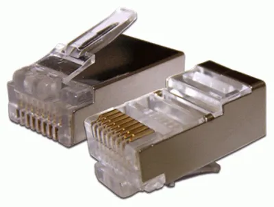 Коннектор LANMASTER TWT-PL45/S-8P8C-6A, RJ45, FTP, кат.6A, 100 шт.