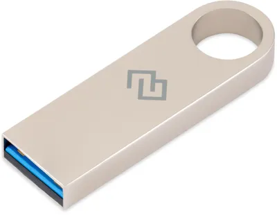 USB накопитель Digma - DRIVE3, USB Type A (USB 3.2 Gen 1), 128 ГБ, цвет серебристый, DGFUL128A30SR