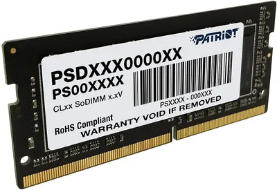Оперативная память DDR4 32GB 3200MHz Patriot PSD432G32002S Signature RTL PC4-25600 CL22 SO-DIMM 260-pin 1.2В dual rank Ret [PSD432G32002S]