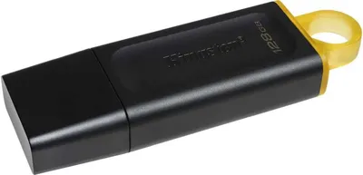 USB накопитель Kingston - DataTraveler Exodia, USB Type A (USB 3.2 Gen 1), 128 ГБ, цвет чёрный, DTX/128GB